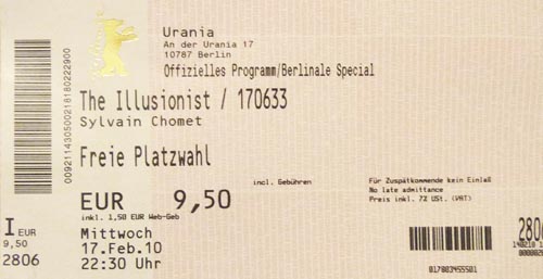 Ticket The Illusionist